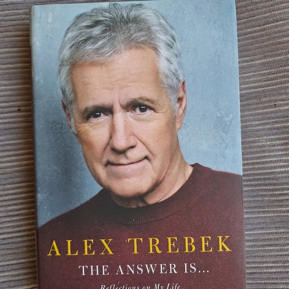 The Answer Is...Alex Trebek Book Hard Bound Dust Cover Brand New - Picture 1 of 3